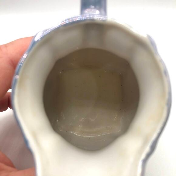 Lusterware Creamer Pitcher Hand Painted Floral - Picture 6 of 10